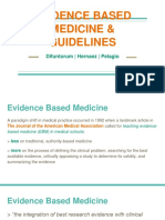 Evidence Based Medicine & Guidelines
