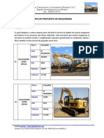 Carta de Propuesta de Maquinaria