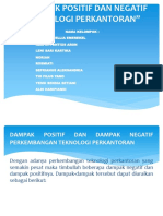 Dampak Positif Dan Negatif Teknologi Perkantoran