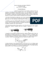 MECÂNICA DOS FLUIDOS - LISTA DE EXERCÍCIOS 11