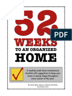 52 Weeks To An Organized Home Ebook