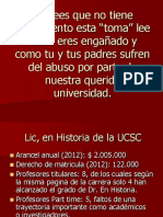 Comparación de Licenciatura en Historia de La Universidad Católica de La Santísima Concepción Con Las Licenciaturas en Historia de Otras Universidades