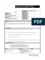 Jarred Wenzel Professional Growth Plan - Template
