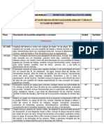 Presupuesto de Casa Habitación Dos Niveles