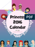 Disney Calendar PDF