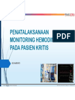 PPT Iis Penalaksanaan Monitoring Hemodinamik Pasien Kritis (Phase 2019) New