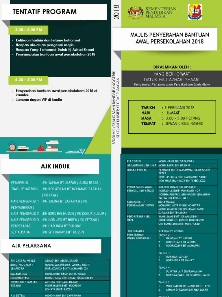 Buku Program Bantuan Awal Persekolahan Pdf