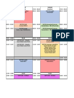 MYP3 Timetable Week of 11.11.19