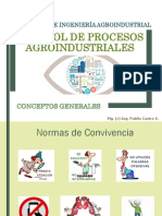 Clase 2 y 3. Introducción y Análisis de Control de Procesos Agroindustriales