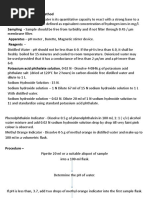 SOP For Water Testing