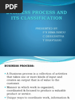 Business Process and Its Classification