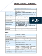 Geometry Property Sheet