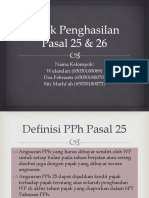 PPH Pasal 25 & 26