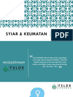 Syiar Dan Keumatan