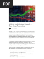 ARIMA Model Python Example - Time Series Forecasting