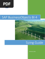 SAP BusinessObjects BI4 Sizing Guide