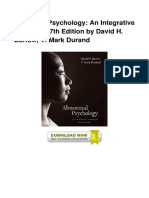 Abnormal Psychology 7th Edition PDF