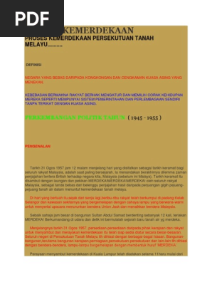 Proses Kemerdekaan  PDF