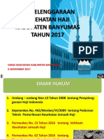 Evaluasi Penyelenggaraan Haji Banyumas 2017