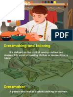 Dressmaking and Tailoring