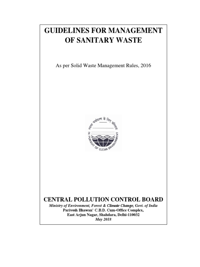 1.sanitary Waste Managment PDF Incineration Waste Management