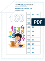 Numeros Del 160 Al 180