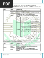 Qat Syllabus