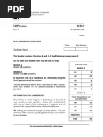 MJC 2010 H2 Physics Prelim Paper 3x