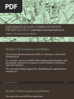 Environment and Market