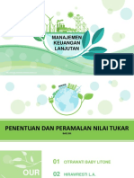 Penentuan Dan Peramalan Nilai Tukar