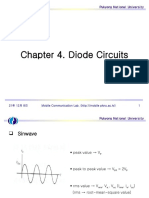 Chapter 4. Diode Circuits: 21年 12月 8日 Mobile Communication Lab. (http://mobile pknu.ac.kr) 1