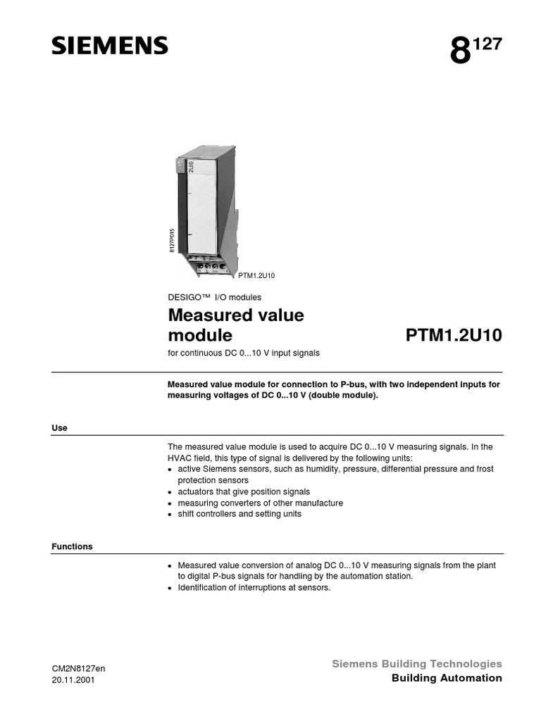 IO Module Range PTM1.2U10 PDF | PDF | Programmable Logic Controller ...