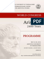 Aristotle 2400 Years Programme