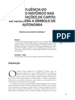 A Influência Do Contexto Histórico Nas Interpretações de Capitu: de Adultera A Símbolo de Autonomia