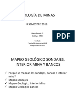 Clase 9 - Mapeo Geologico Sondajes-Interior Mina-Bancos
