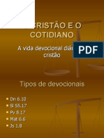 O CRISTÃO E O COTIDIANO