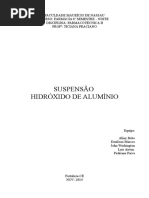 trabalho hidroxido de aluminuio