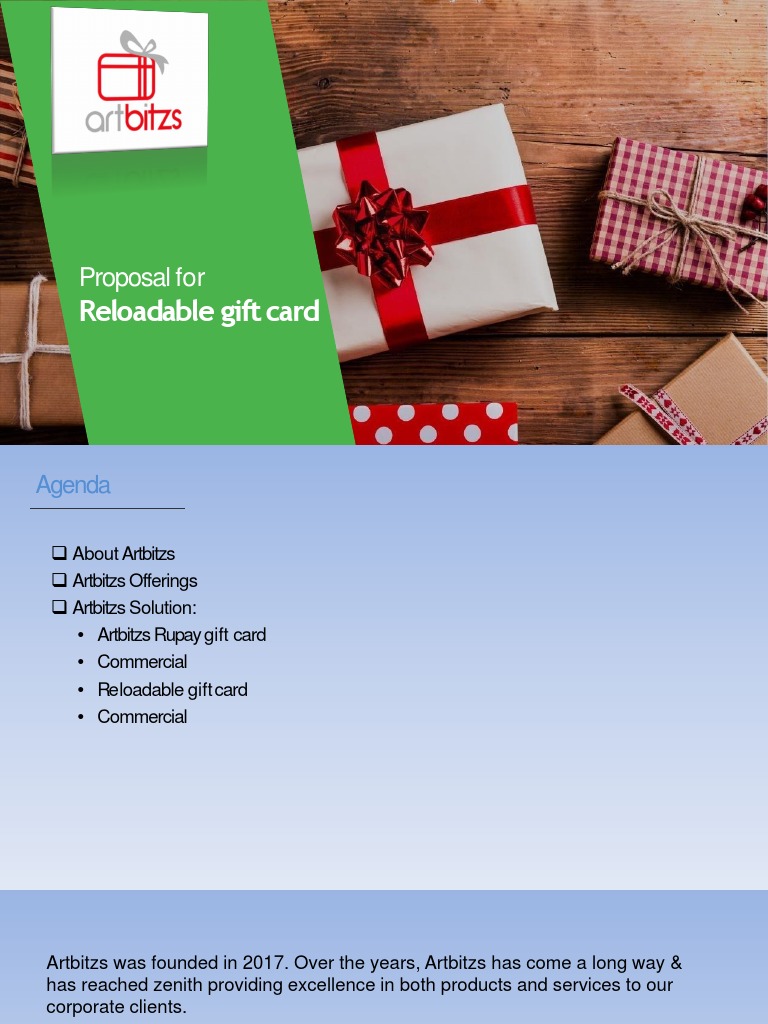 Corporate Reloadable Gift Cards | PDF | Gift Card | Debit Card