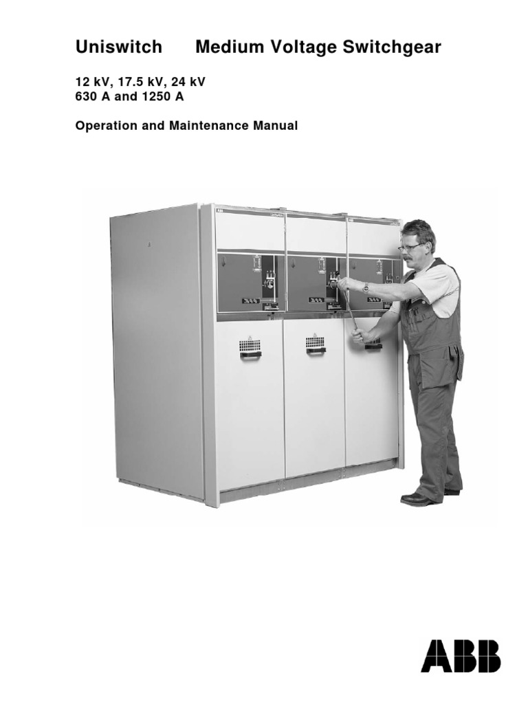 Abb Manual on Mv Switch Gear Switch High Voltage