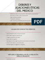 Obligaciones éticas del médico