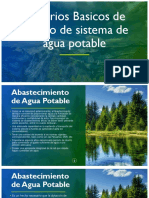 Criterios Basicos de Diseño de Sistema de Agua Potable