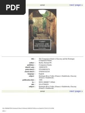 The Companion Guide To Gascony And The Dordogne Pdf