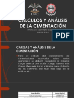 Cálculos y Análisis de La Cimentación