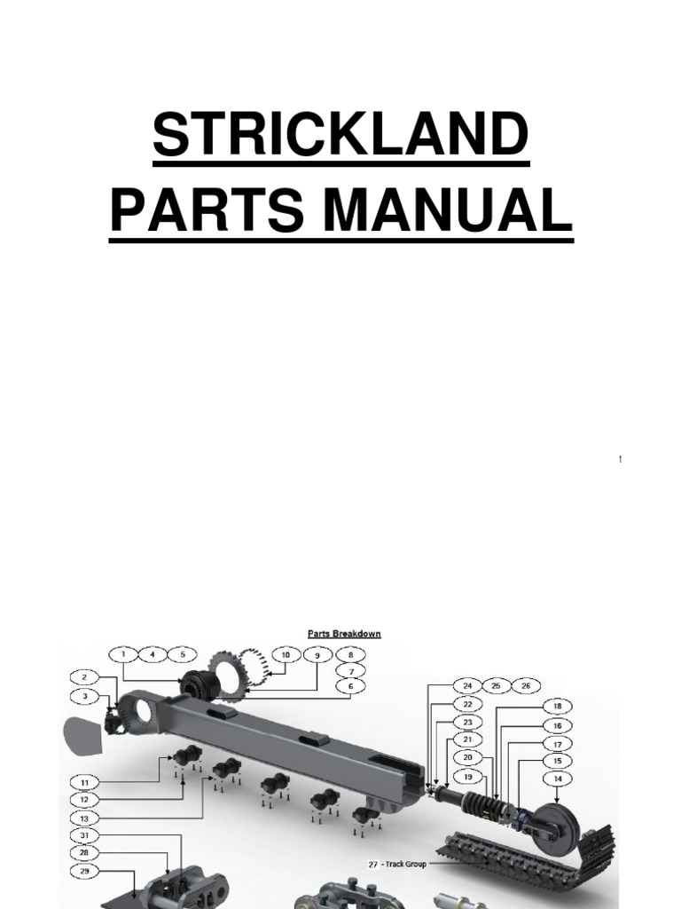 Strickland Parts Manual Download Free PDF Transmission (Mechanics