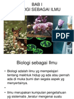 Ruang Lingkup Biologi