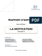 Rapport D'exposé Motivation-1