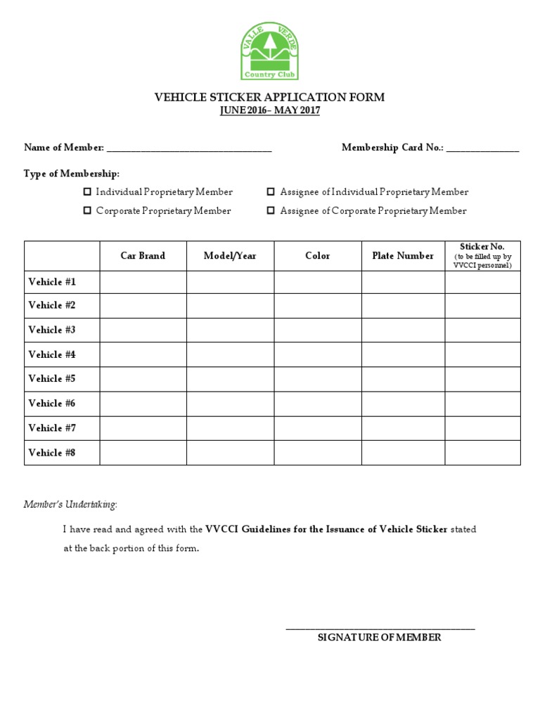 car-sticker-form-pdf-vehicles-land-transport