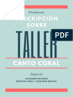 Taller de Canto Coral Alejandro Navarro