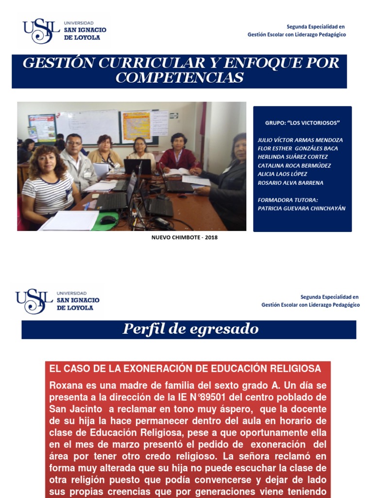 Gestión Curricular y Competencias Educativas | PDF | Plan de estudios ...