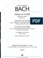 Messe in Si Min Bach Basso Continuo